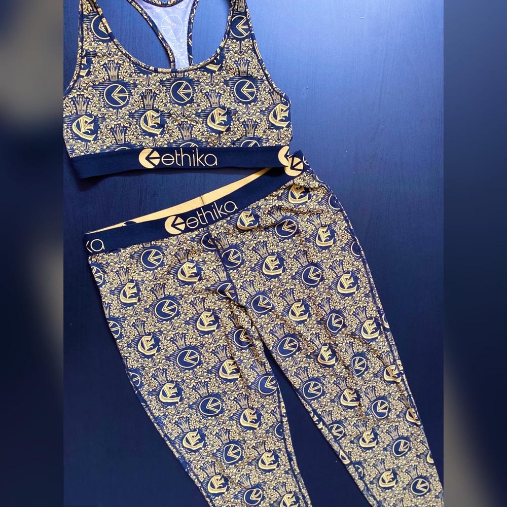 ETHIKA Royalty 2 Sports Bra and Womens Legging SET